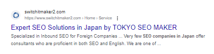 meta description
