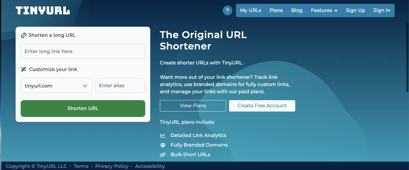 TinyURL(タイニーURL)