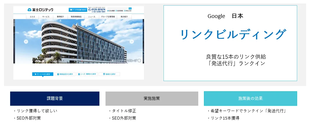 富士ロジテックSEO実績