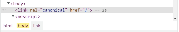 canonicalタグが代入されること